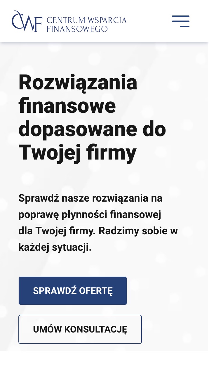 CWF Mobile Screenshot
